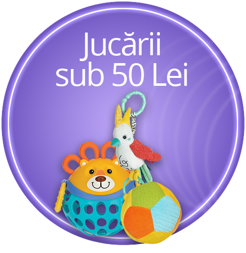 Idei de Cadouri Bebe Jucarii sub 50 Lei